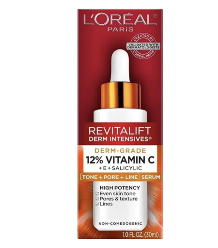 L'Oreal Paris Revitalift Derm Intensives Derm Grade 12% Vitamin C + E + Salicylic Serum